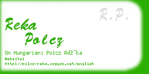 reka polcz business card